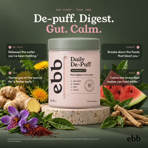 De-puff. Digest. Gut. Calm.