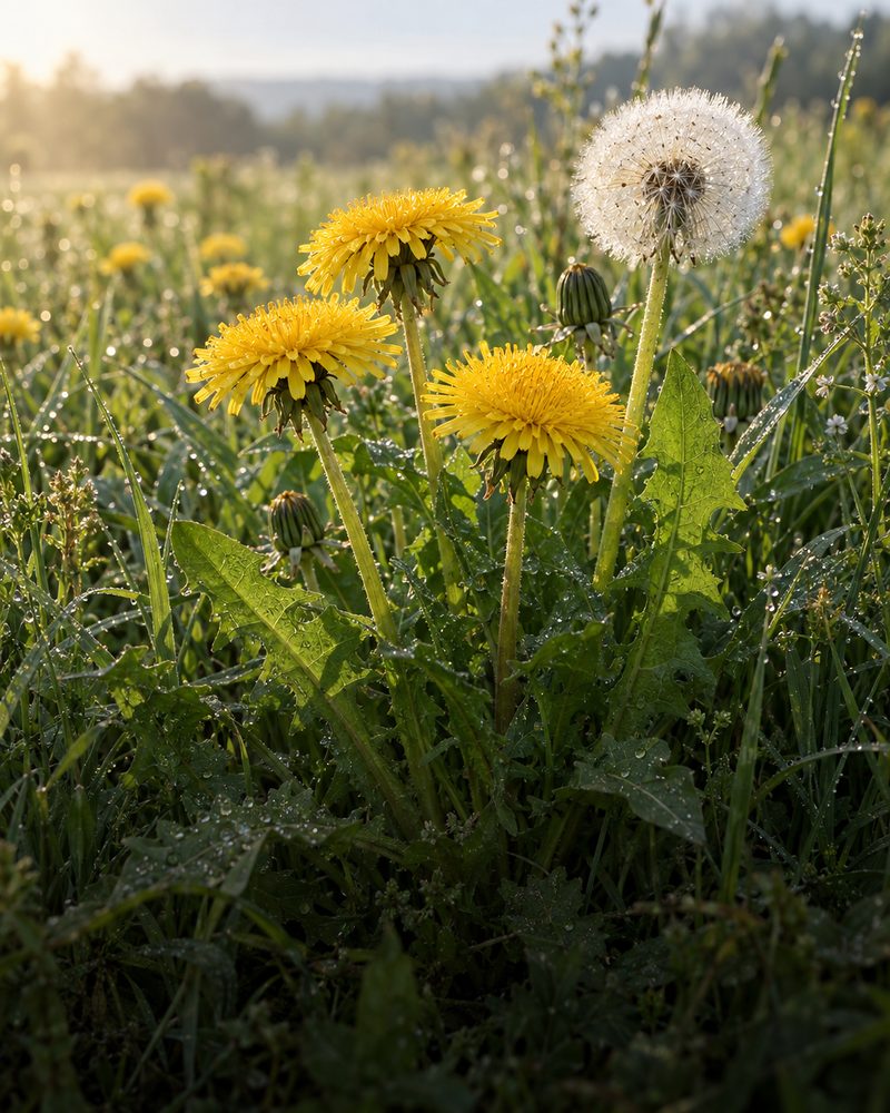 Dandelion leaf